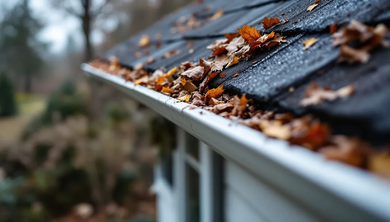 Multi-Story Gutter Cleaning in Fayetteville
